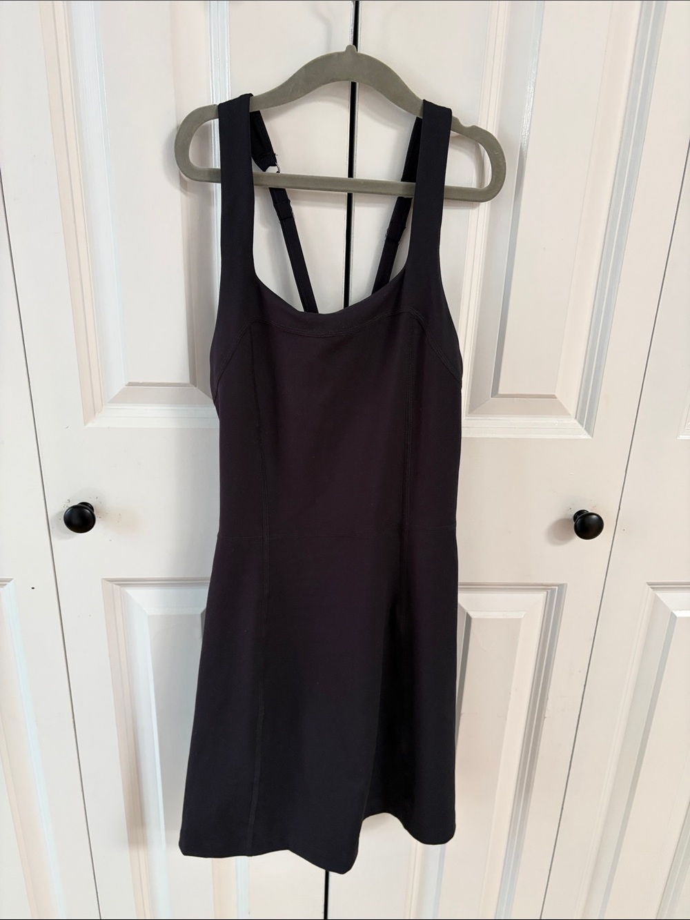 Abercrombie Kids YPB Black Active Dress with Crisscross Back Girls Size 11/12